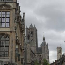 drie torens van Gent, die berühmte Dreitürmereihe