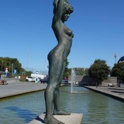 Skulptur von Irenee Duriez, Wahrzeichen von Bredene