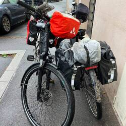 Arrived in one piece but muddy