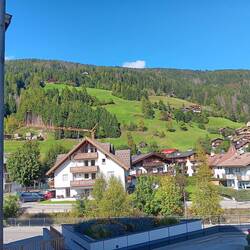 The view from our hotel balcony
