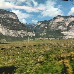The train ride: Verona to Bolzano