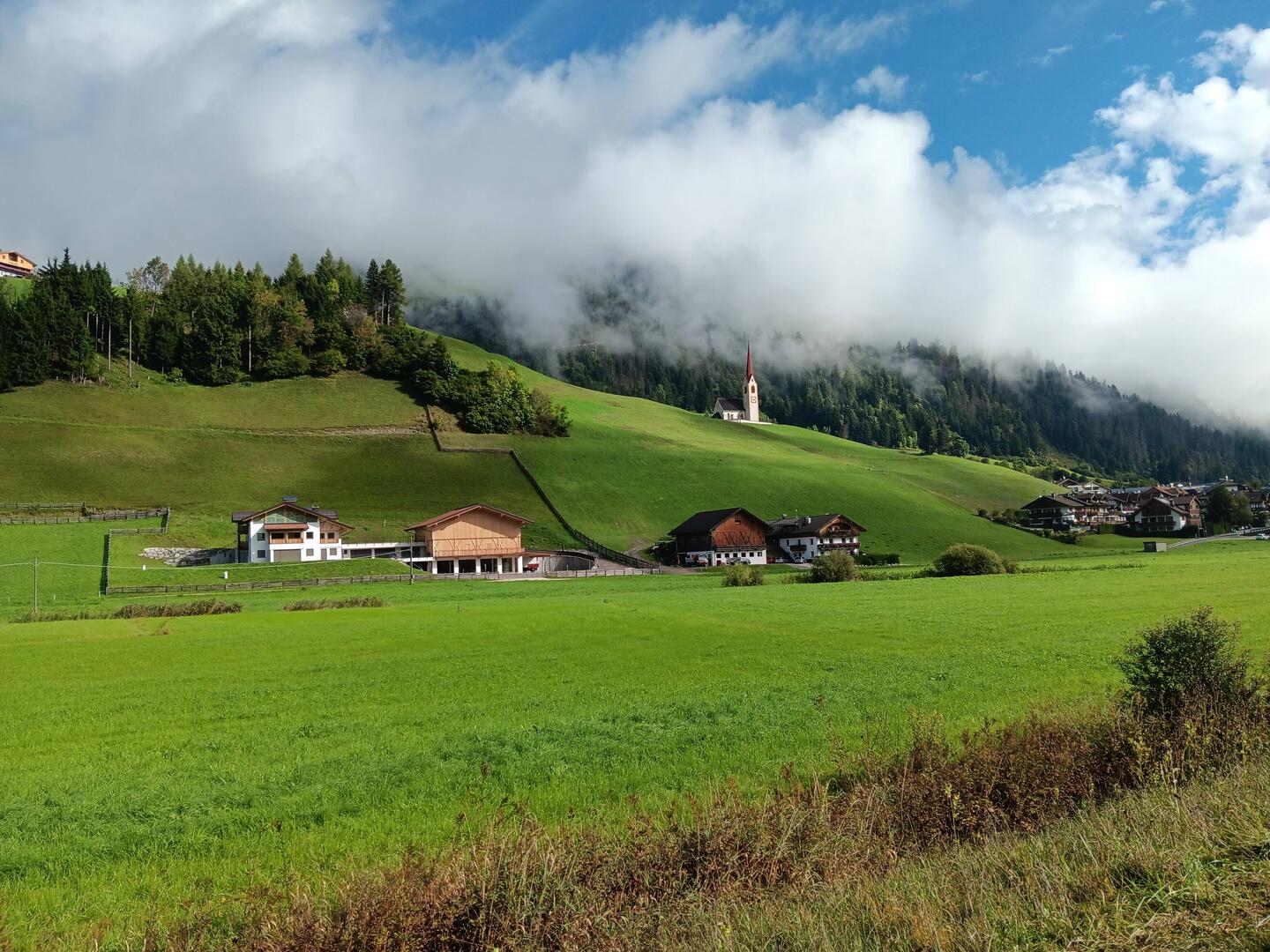 Scenery along the bicycle trail