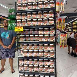 ...und das Glas Nutella im Wochenangebot 10,22 Euro!