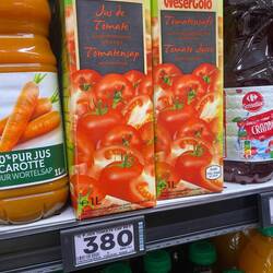 Wesergold Tomatensaft 3,18€