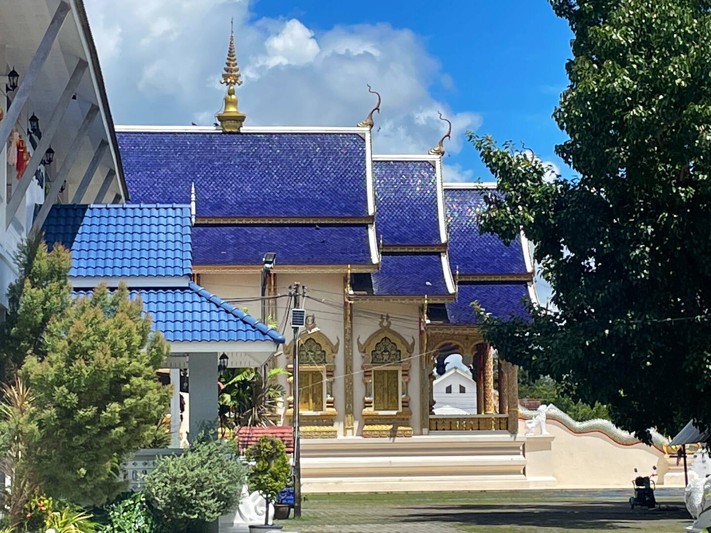 Roof was quite purple but looks more blue here