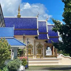 Roof was quite purple but looks more blue here