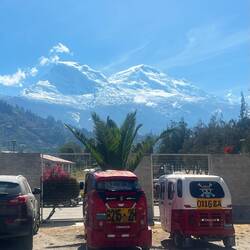 Becoming serious mountains! Huascarán on the right