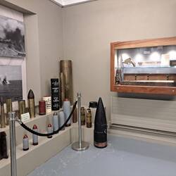 Heute ist eine kleine Ausstellung drin