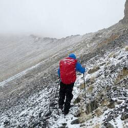 På vej op til Col du Boeuf