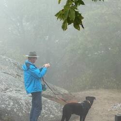 Les and Indy in the cloud