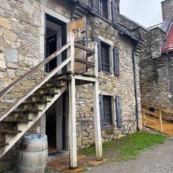 Upstairs to soldier's quarters