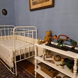 De kinderkamer.