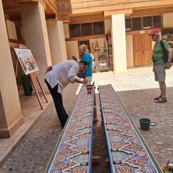 Ein Restaurator ist immerfort beschäftigt und wohnt auch dort