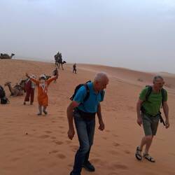 Sand in den Augen, Ohren, Schuhen und zwischen den Zähnen.