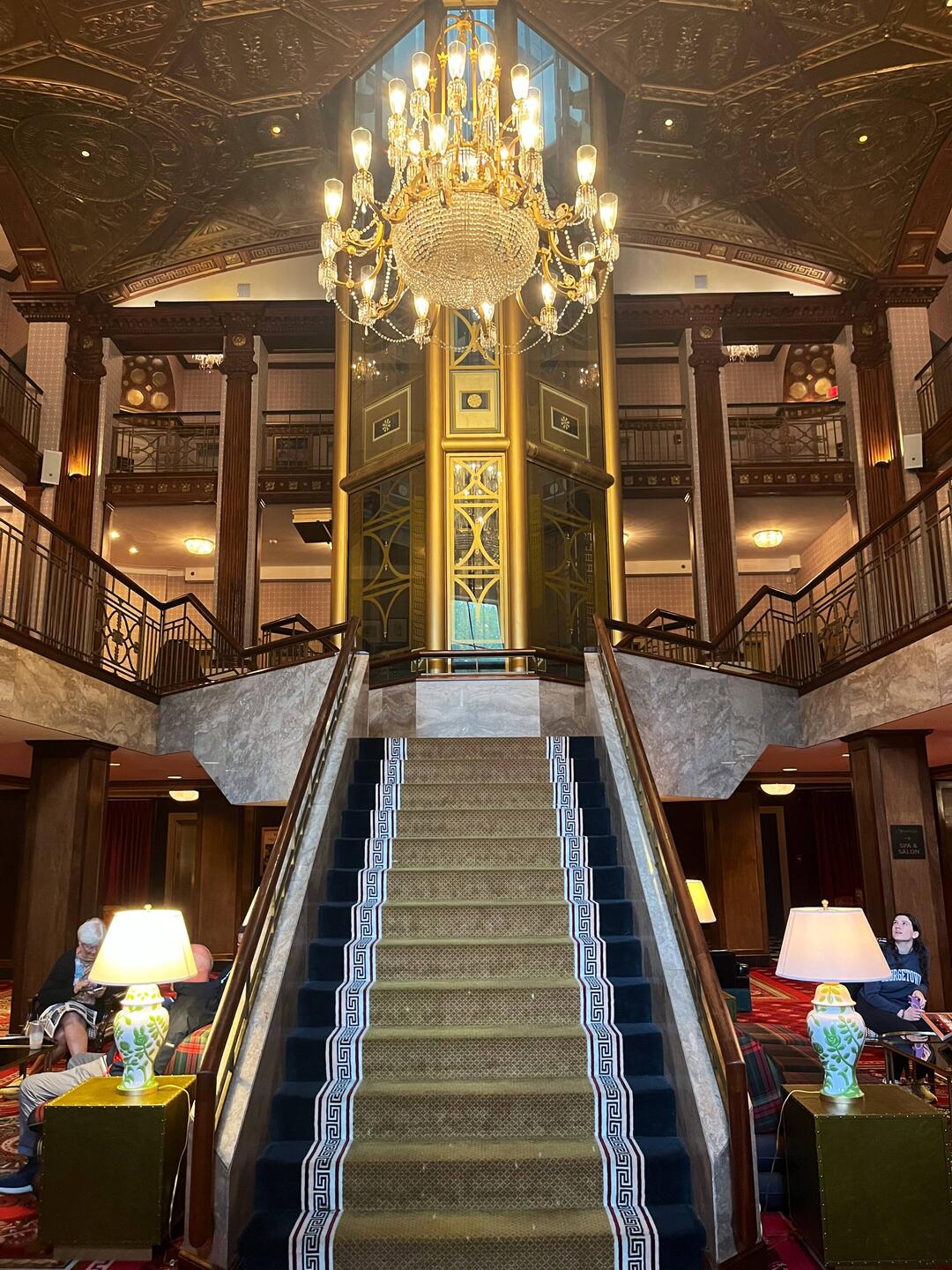 Lobby of our hotel-The Graduate but was the Biltmore