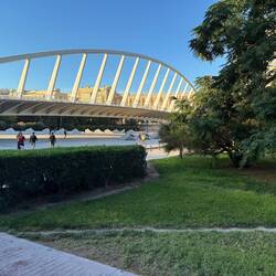 Bridge over the old Turia River bed