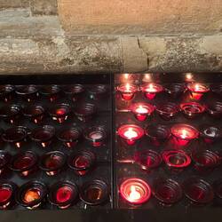 Lit a couple candles