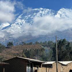 The Huarcarán towers above us