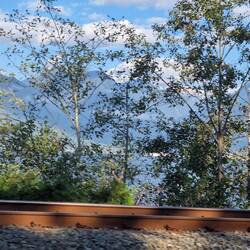 ....jetzt gehts nämlich schon Richtung Meer...