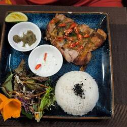 gegrilltes Hähnchen