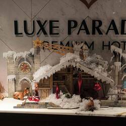 es weihnachtet 🎄 schon in der Lobby vom Hotel 🏨