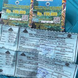 Tickets für Speedboat und Nationalpark