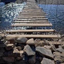 Brücke über den Bara Pani