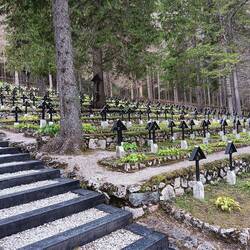 WWI graveyard and memorial