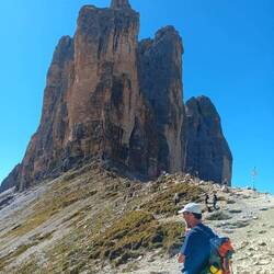 Tre Cime along the trail
