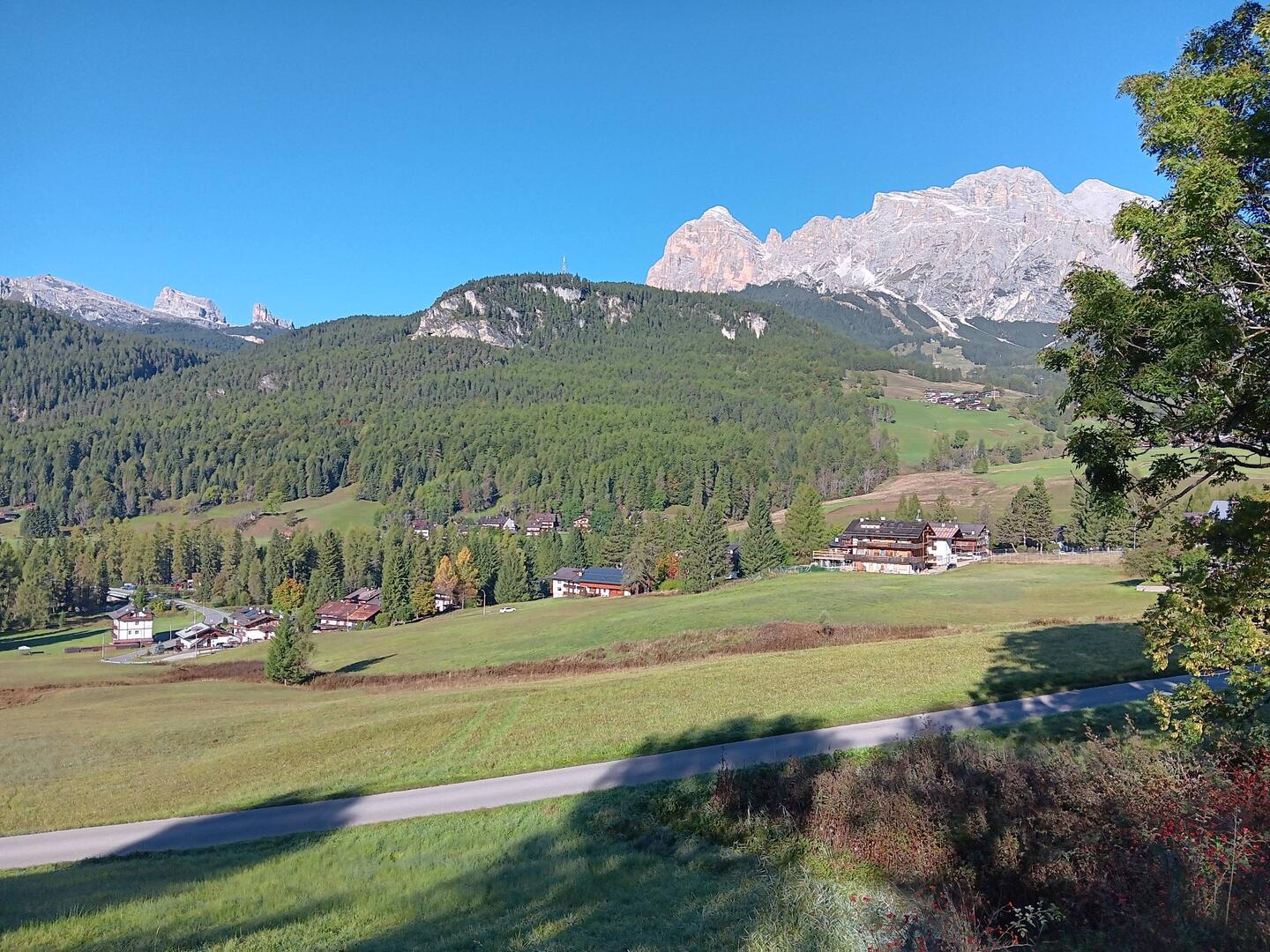 Scenery along the bike path