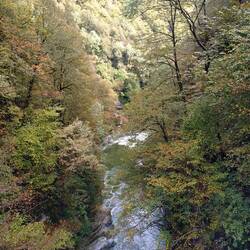 Die Schlucht unterhalb von Loco