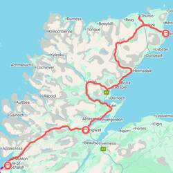 Einmal quer durch die Highlands