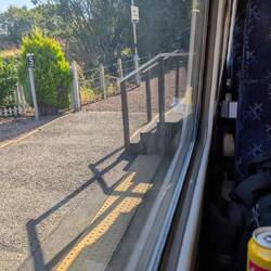 Hier ist Feingefühl beim Bremsen gefragt, um den Tür passend vor der Treppe zu platzieren