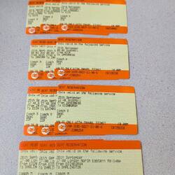 Die Reservierungen für die nächsten Tage