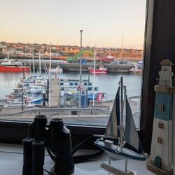 ...die sich direkt am Hafen befindet