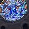 Stained glass windows in the Basilica