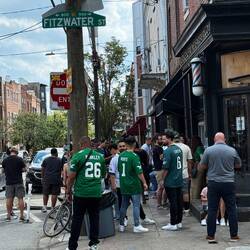 Philly Cheesesteak in "Angelo's Pizzeria"