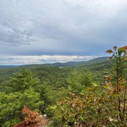 The second summit with South Pond in the distance