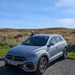 Unser Wagen. Zum Glück gab's ein Upgrade.