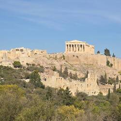 Blick auf die Akropolis
