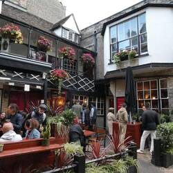 The Eagle pub, where the guys who discovered DNA proudly announced it in 1953