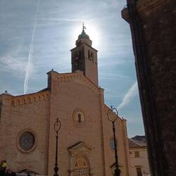 The church in Asolo, Italy