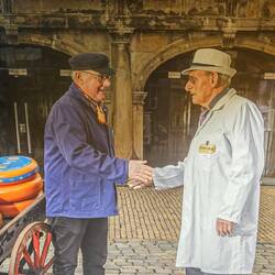 So wurde früher in Gouda der Kauf von Käse besiegelt