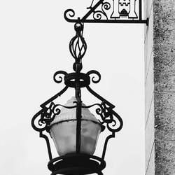 Lámpara típica de la ciudad