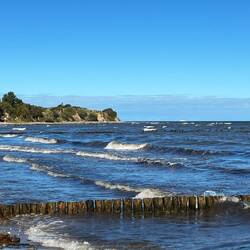 Ausblick auf die Steilküste