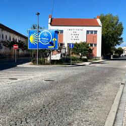 Now that's a big peregrino sign