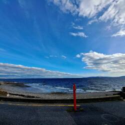 Erste Erkundungstour auf der Salthill Promenade