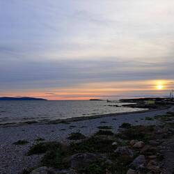 Und am Pier eine Tafel mit Tipps zum Winter Baden....brrr