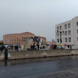 We are near the Venice bus station