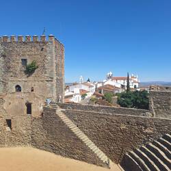 Monsaraz Castle, and the only one we've seen with stadium seating